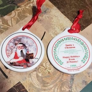 Two(2) Norman Rockwell "Santa`s Children